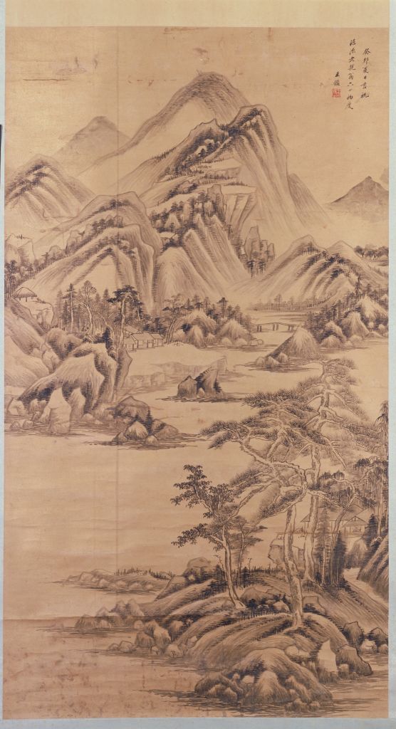 图片[1]-Wang Jian Landscape Map Axis-China Archive